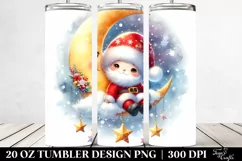 Vibrant Santa Moon | 20 oz Tumbler Product Image 2