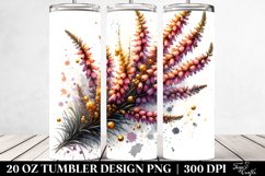 20 Oz Tumbler Sublimation | Material Heather Splash Product Image 2