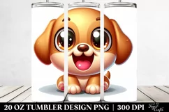 Cartoon Labrador Retriever Tumbler 20 Oz Product Image 2