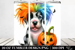 Vibrant Great Dane with Crazy Haircut 20 Oz Tumbler Product Image 2