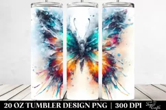 Colorful Ice Butterfly Tumbler Product Image 2
