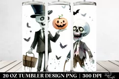 Funny Haloween Clipart | 20 oz Tumbler Product Image 2