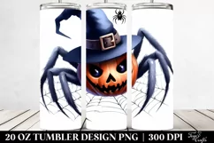Funny Spider Halloween Clipart 20 Oz Tumbler Product Image 2
