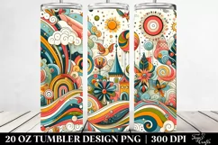 Retro Colorful Whimsical | 20 oz Tumbler Product Image 2