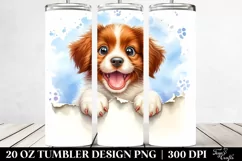 Watercolor Brittany Tumbler Product Image 2