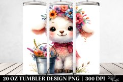 20 Oz Tumbler Sublimation | Vibrant Boho Colorful Watercolor Product Image 2