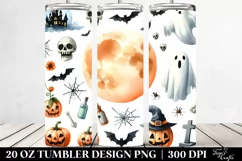 Funny Halloween Full Moon 20 Oz Tumbler Product Image 2