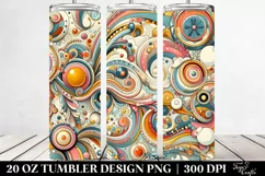 Retro Colorful Whimsical | 20 oz Tumbler Product Image 2