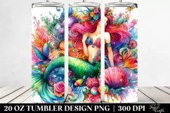 Vibrant Mermaid | 20 oz Tumbler Product Image 2