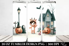 Funny Scene Halloween Clipart 20 Oz Tumbler Product Image 2