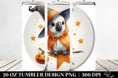 Cute Baby Macaw Halloween Star 20 Oz Tumbler Product Image 2