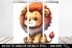 Colorful Plush Lion Tumbler Product Image 2