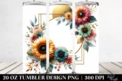 Colorful Sunflower Tumbler Product Image 2