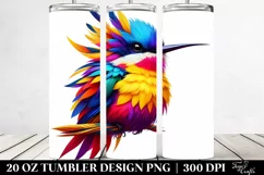 Colorful Whimsical Vibrant Bird | 20 Oz Tumbler Product Image 2
