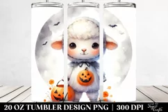 Baby Lamb Dressed for Halloween 20 Oz Tumbler Product Image 2