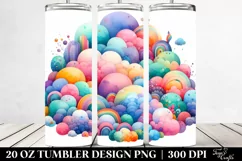 Colorful Pastel Cloud | 20 Oz Tumbler Product Image 2