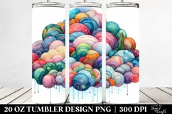Colorful Pastel Cloud | 20 Oz Tumbler Product Image 2