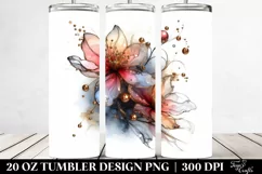 Abstract Shiny Cherry Blossom Made of | 20 Oz Tumbler Product Image 2