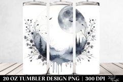 Simple Vampire Washed Watercolor Tumbler Product Image 2