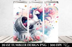 Spring Petal Unicorn Tumbler Product Image 2