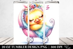 Colorful Boho Baby Duck Tumbler Product Image 2