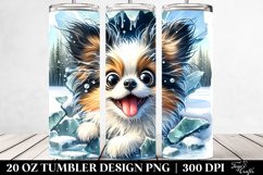 Crazy Funny Papillon Tumbler Product Image 2