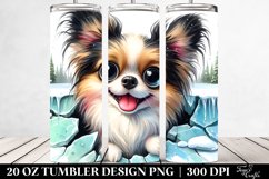 Crazy Funny Papillon Tumbler Product Image 2