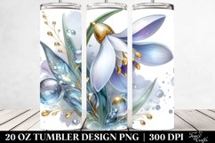 Glossy Snowdrop Tumbler Product Image 2