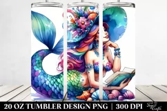 Funny Sitting Mermaid | 20 oz Tumbler Product Image 2