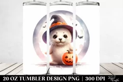 Baby Seal Dressed for Halloween 20 Oz Tumbler Product Image 2