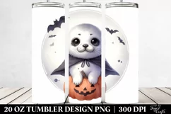 Baby Seal Dressed for Halloween 20 Oz Tumbler Product Image 2
