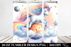 Riding Unicorn Comet Island | 20 Oz Tumbler Product Image 2