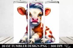 Funny Baby Cow 20 Oz Tumbler Product Image 2