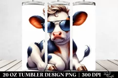 Funny Baby Cow 20 Oz Tumbler Product Image 2