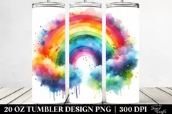 Colorful Ranbow Star | 20 Oz Tumbler Product Image 2
