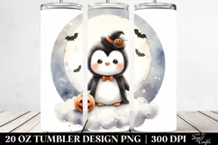 Baby Penguin Dressed for Halloween 20 Oz Tumbler Product Image 2