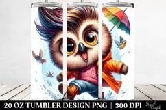 Goofy Baby Owl Tumbler Product Image 2