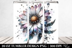 Metallic Daisy Tumbler Product Image 2