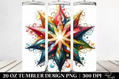 Colorful Whimsical Star | 20 Oz Tumbler Product Image 2