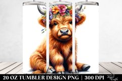Proud Baby Highlandcow Tumbler Product Image 2