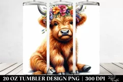 Proud Baby Highlandcow Tumbler Product Image 2