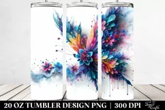 Abstract Ice Butterfly | 20 oz Tumbler Product Image 2