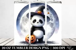 Baby Panda Dressed for Halloween 20 Oz Tumbler Product Image 2