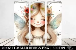 Washed Retro Fairy | 20 Oz Tumbler Product Image 2