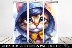 Revolted Baby Cat 20 Oz Tumbler Product Image 2