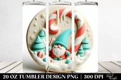Simple Winter Gnome Clipart 20 Oz Tumbler Product Image 2