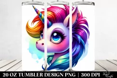 Cute Dancing Unicorn | 20 oz Tumbler Product Image 2