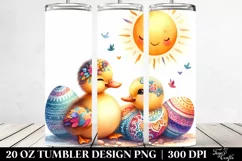 Vibrant Cute Baby Duck | 20 Oz Tumbler Product Image 2