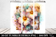 Stained Primrose Tumbler | 20 oz Tumbler Product Image 2