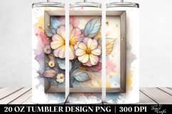 Stained Primrose Tumbler | 20 oz Tumbler Product Image 2